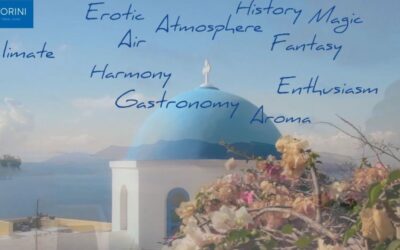 “English lexicon (vocabulary) with Greek meaning” in a video about Santorini!