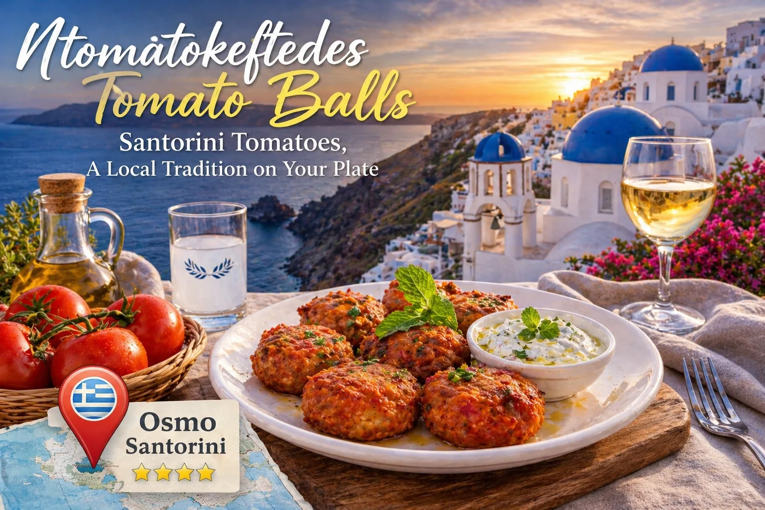Santorini Tomato Fritters Ntomatokeftedes A True Taste of the Island