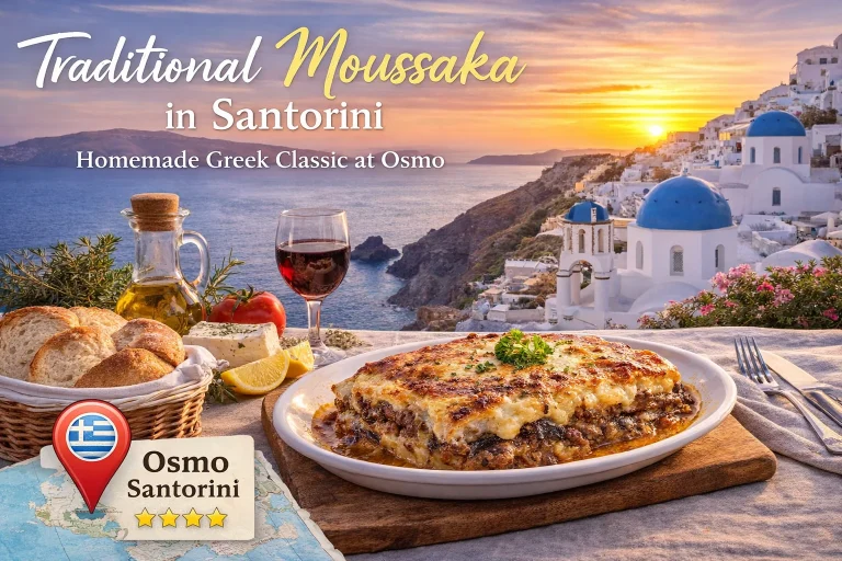 moussaka santorini osmo restaurant
