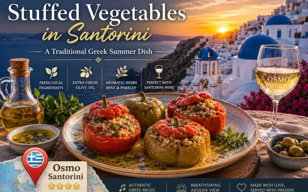Stuffed Vegetables in Santorini: A Traditional Greek Summer Favorite at Osmo