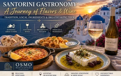 Santorini Gastronomy: A Journey of Flavors and Wine at Osmo Restaurant